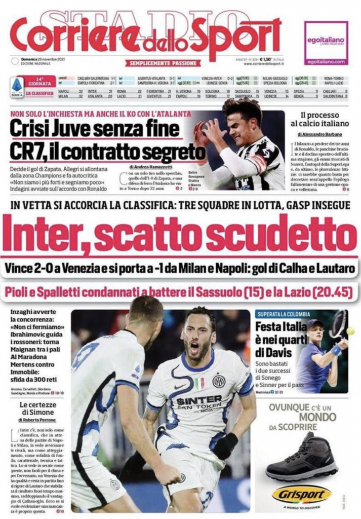 prima pagina