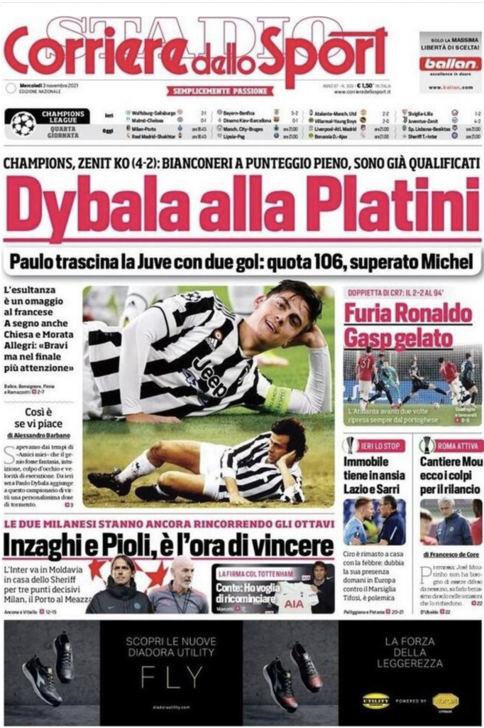 prima pagina