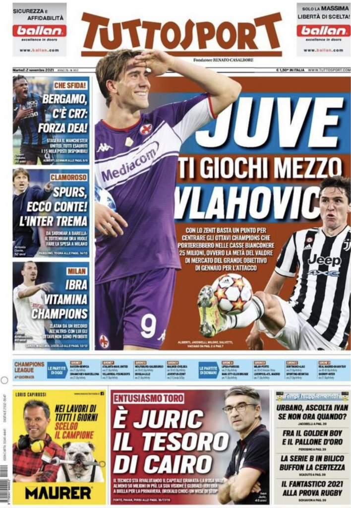 prima pagina