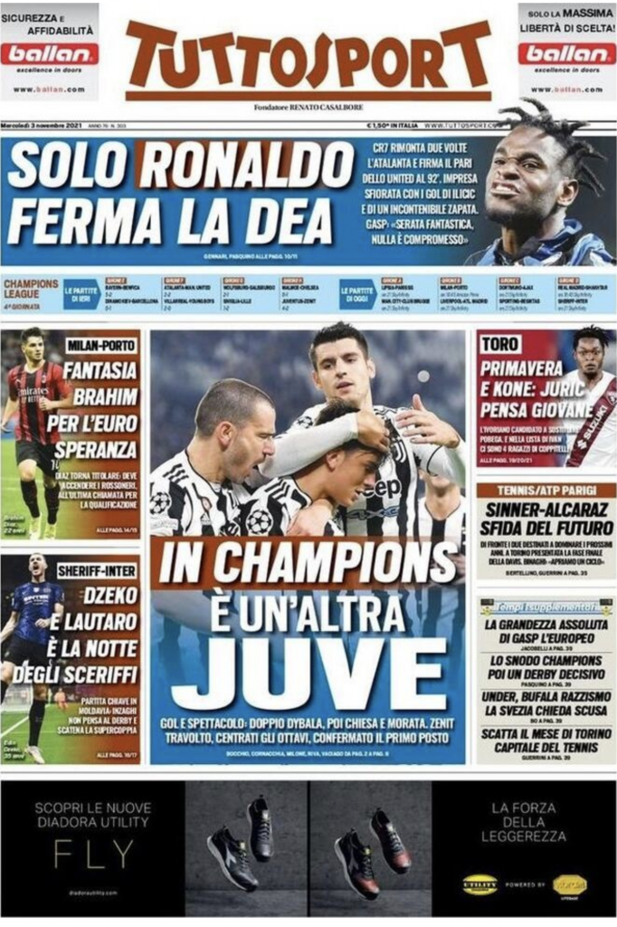 prima pagina