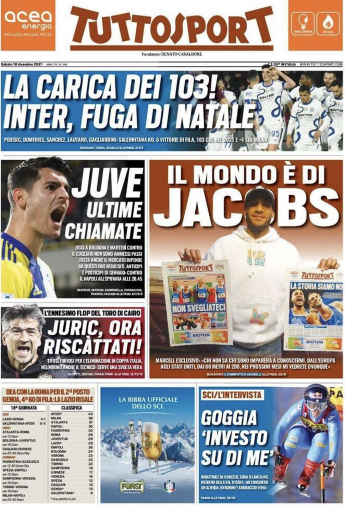 prima pagina