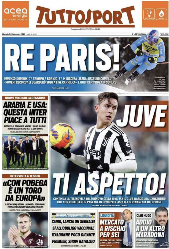prima pagina