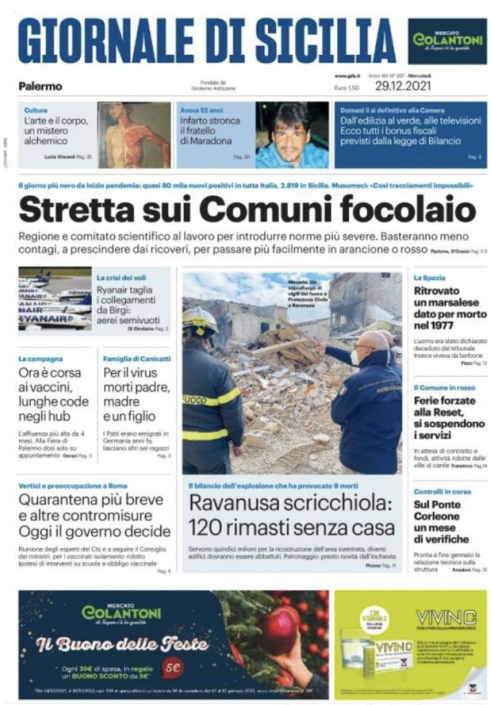 prima pagina