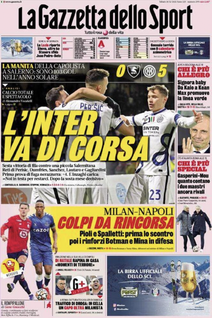 prima pagina