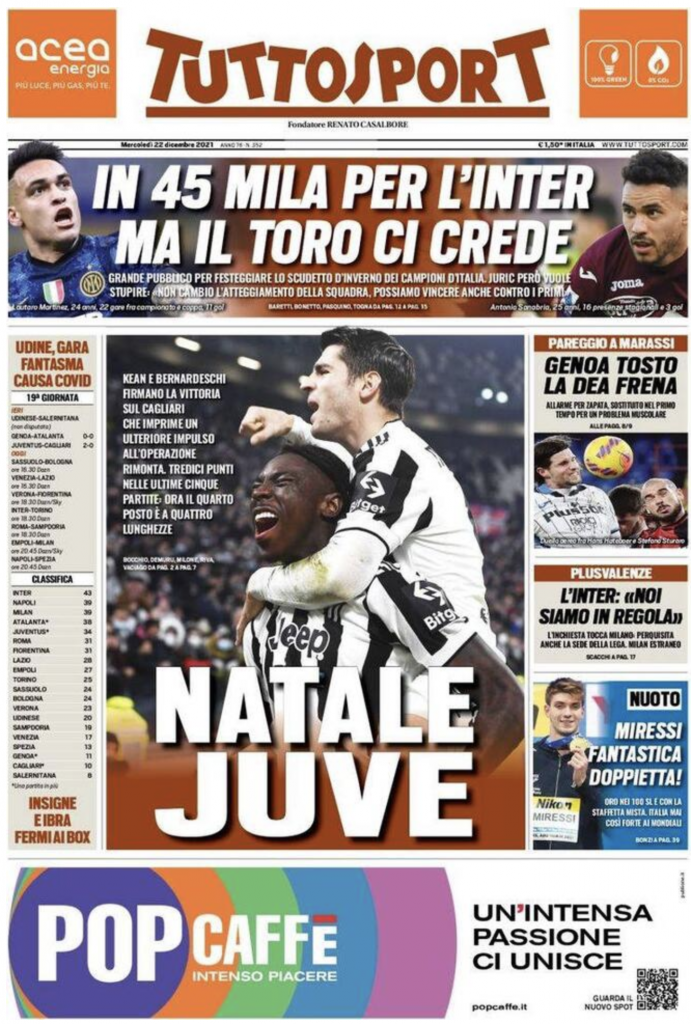 prima pagina