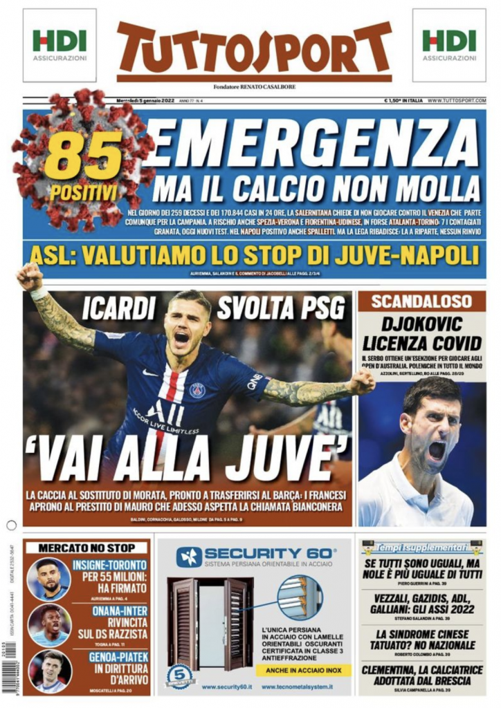 prima pagina