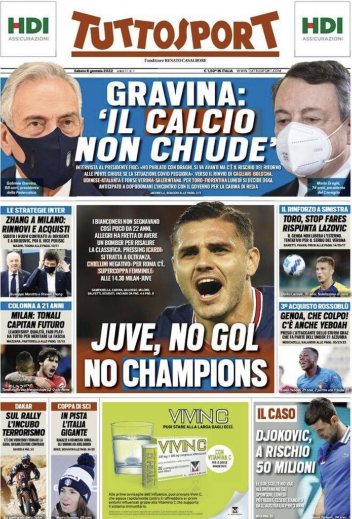 prima pagina