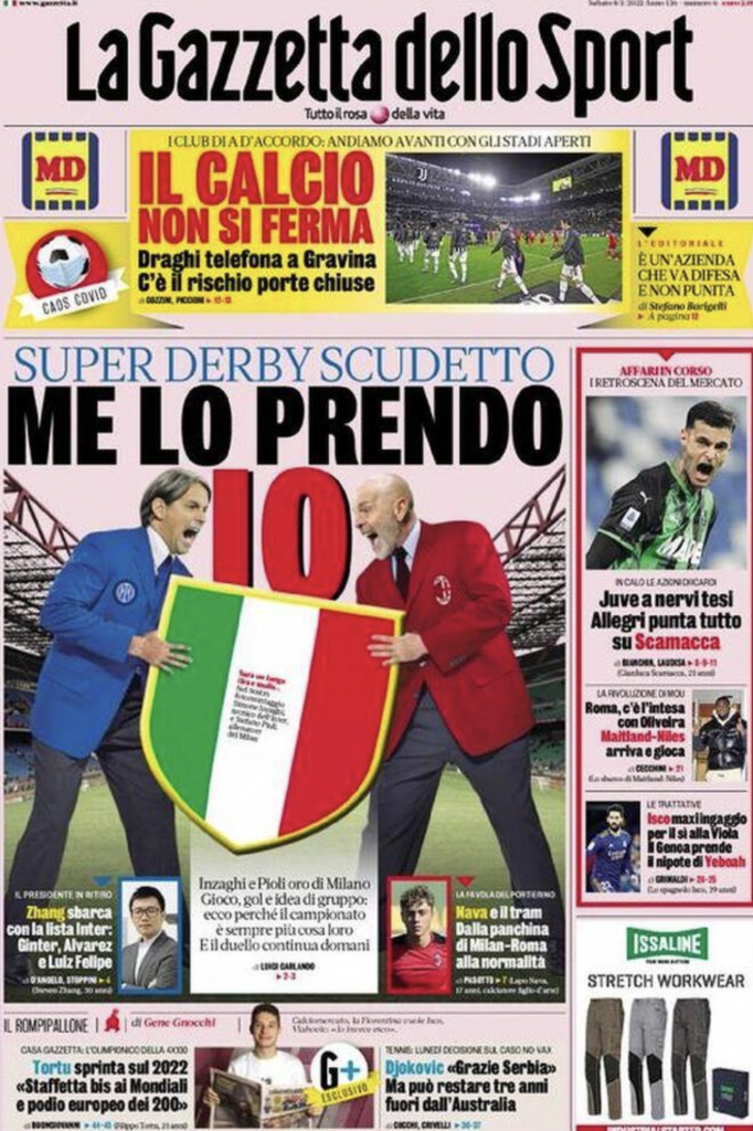 prima pagina