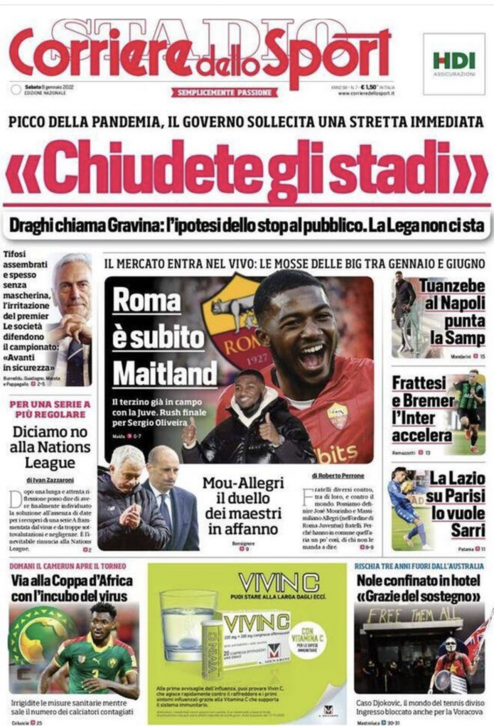 prima pagina