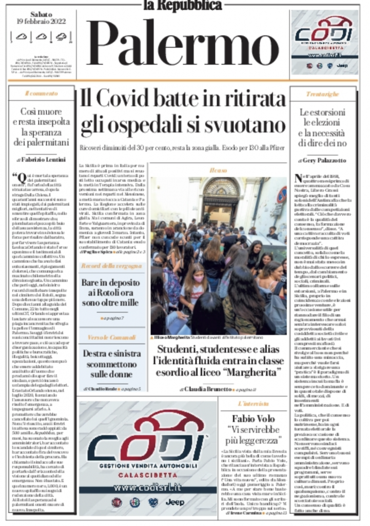prima pagina