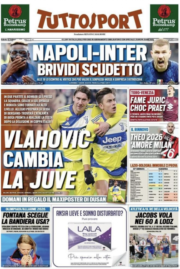 prima pagina