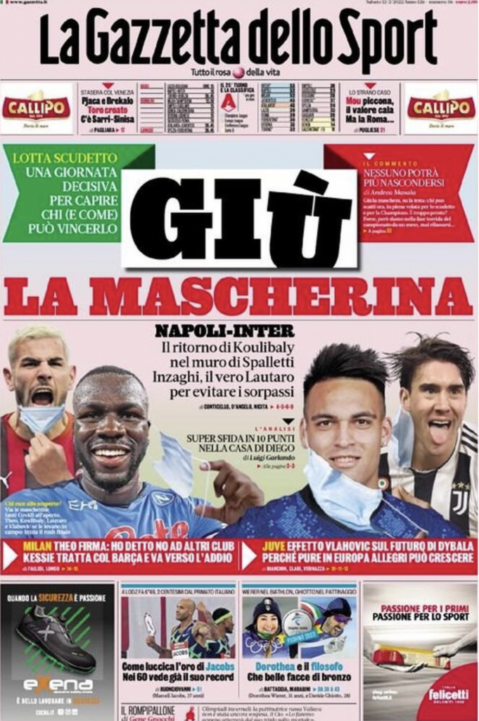 prima pagina