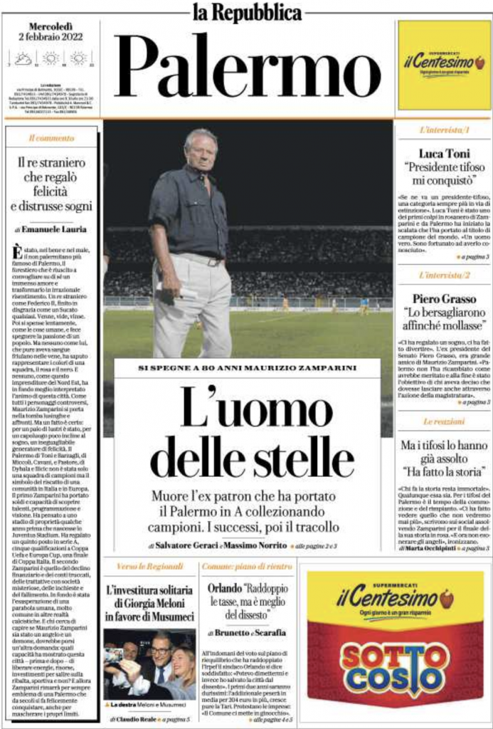 prima pagina