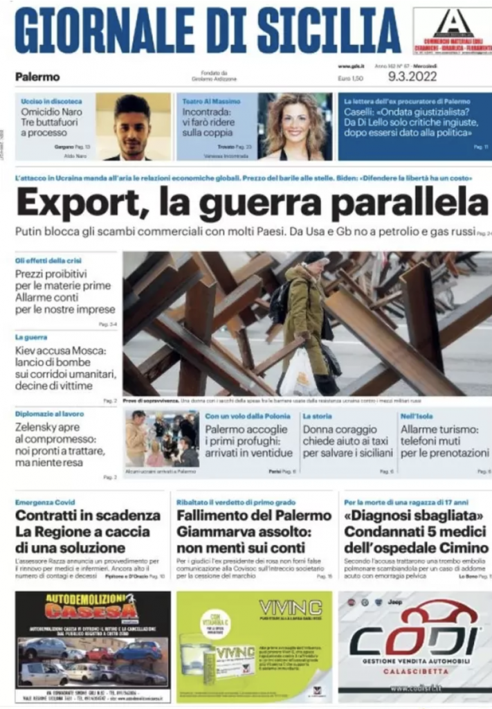 prima pagina