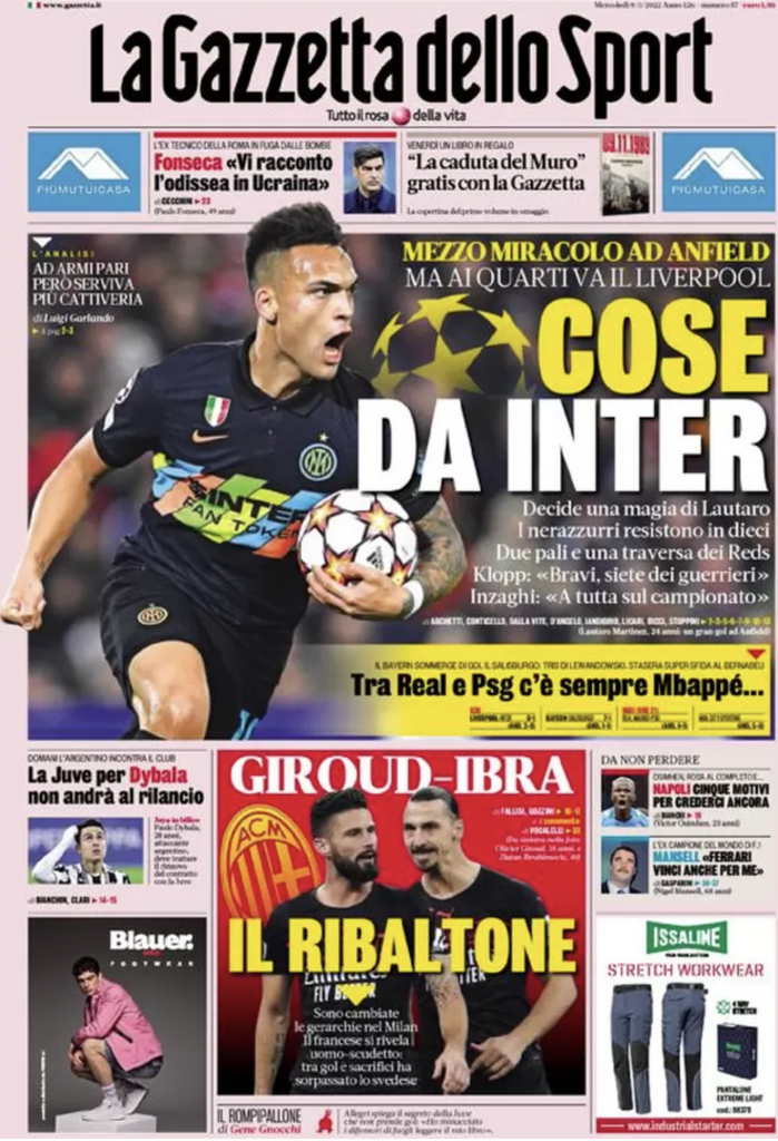 prima pagina