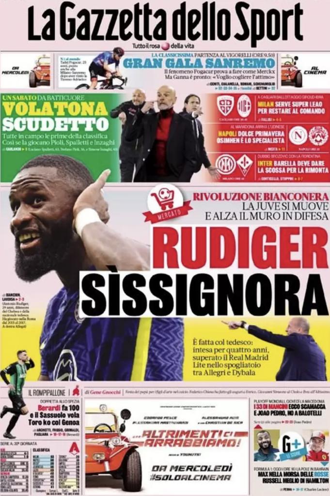 prima pagina