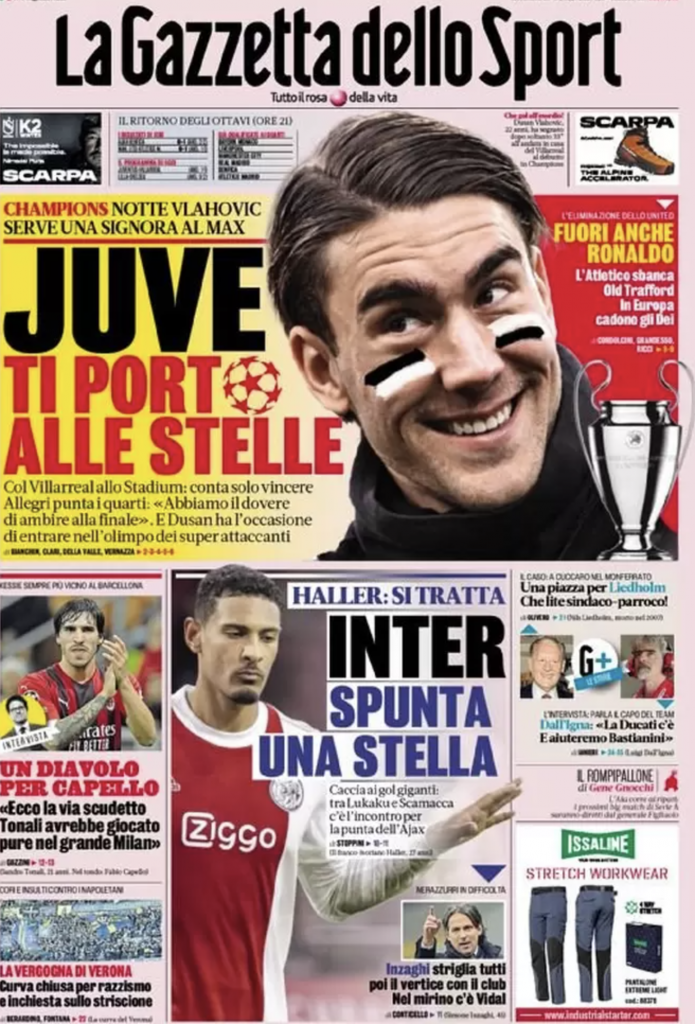 prima pagina