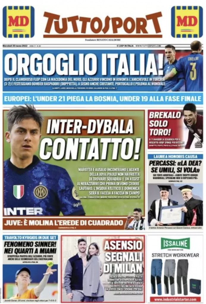 prima pagina
