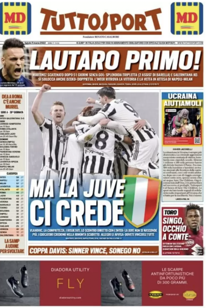 prima pagina