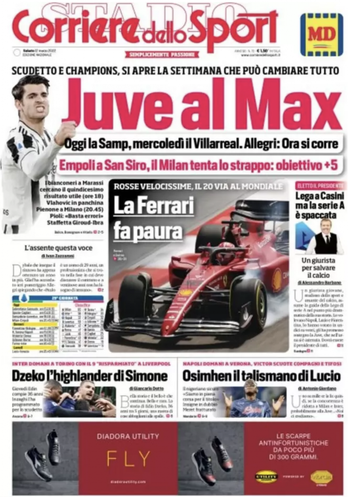 prima pagina