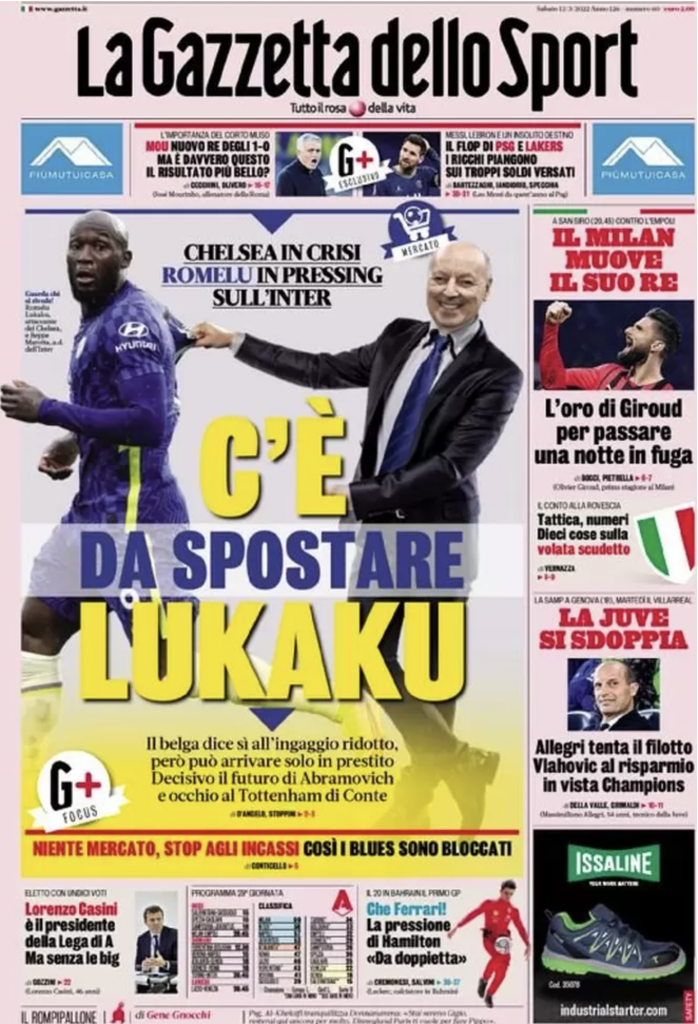 prima pagina