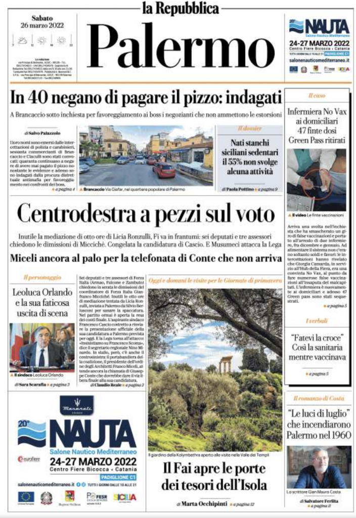 prima pagina