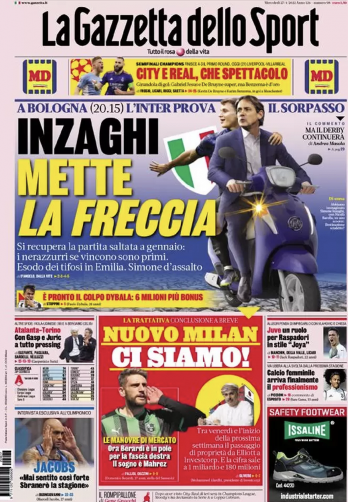 prima pagina