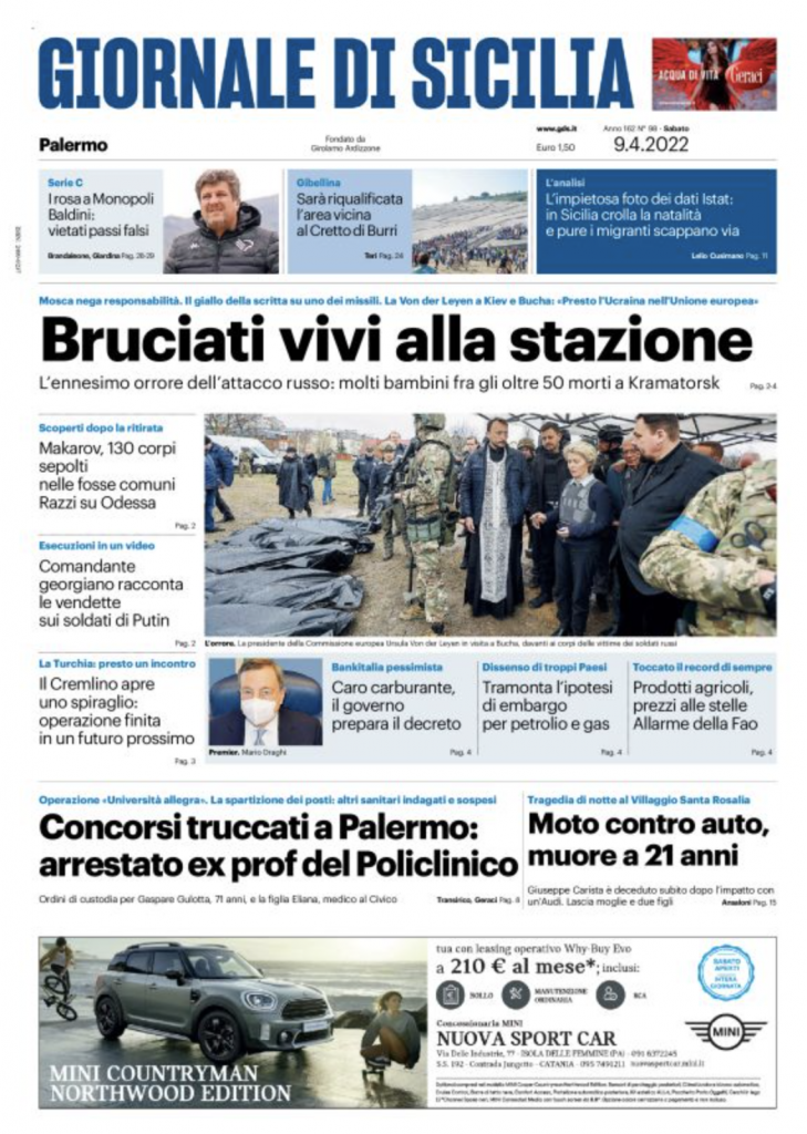 prima pagina