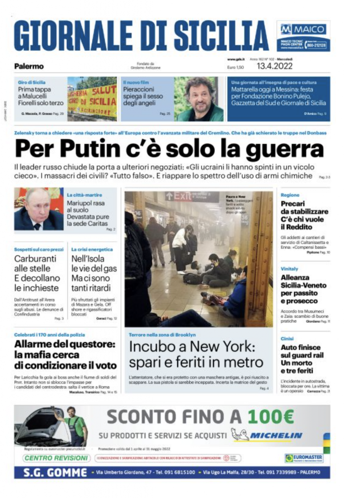 prima pagina