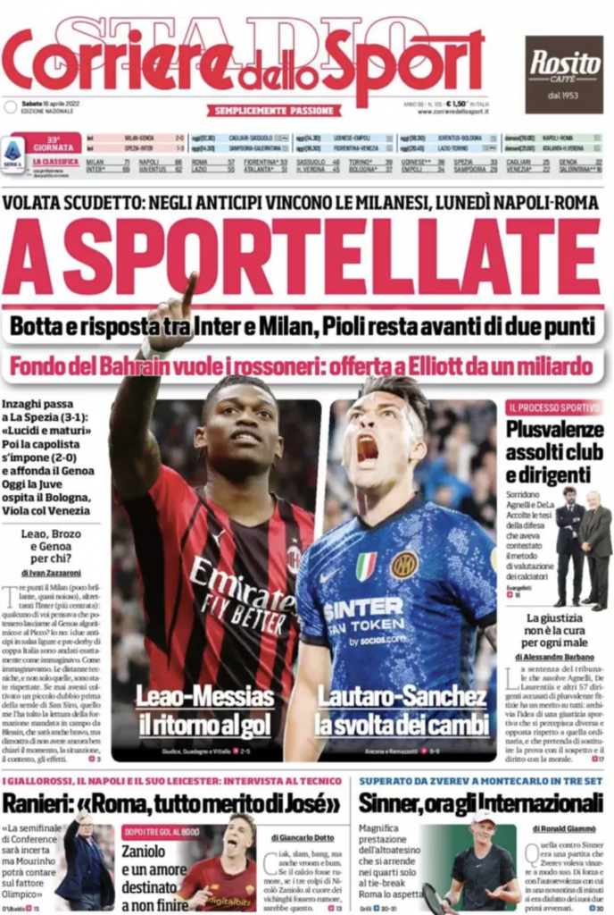 prima pagina