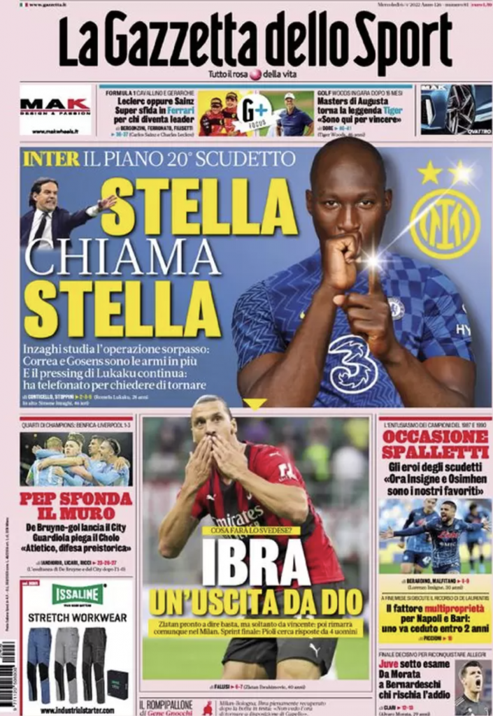 prima pagina