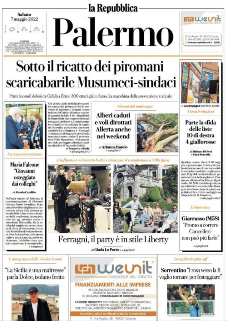 prima pagina