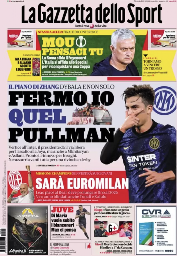 prima pagina
