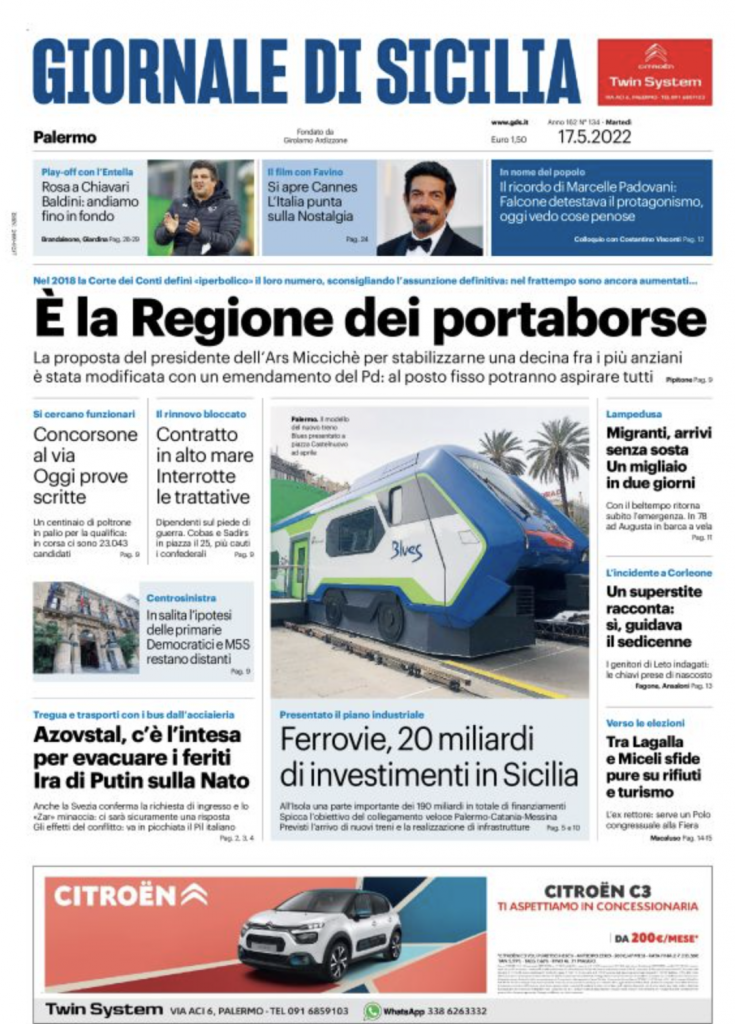 prima pagina