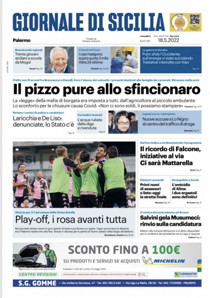 prima pagina