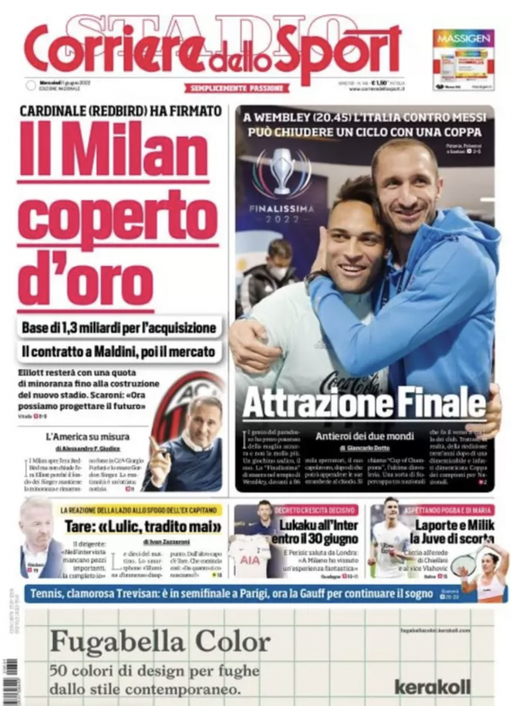 prima pagina