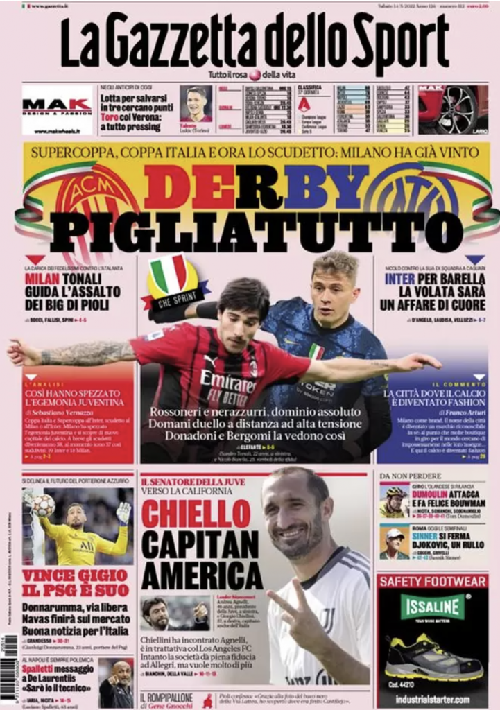 prima pagina