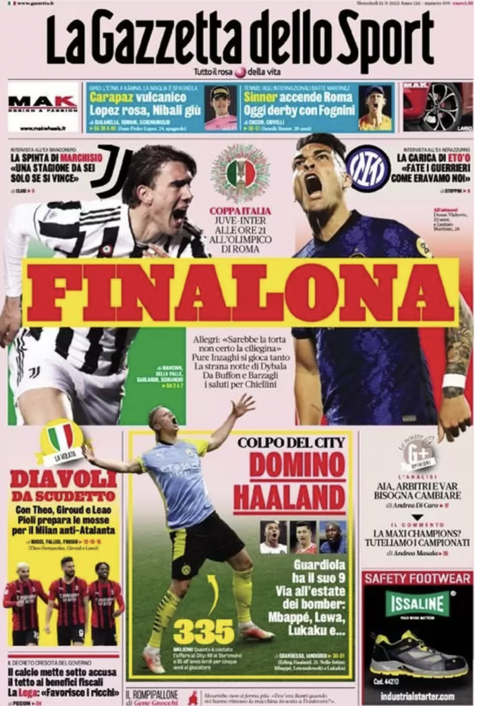 prima pagina