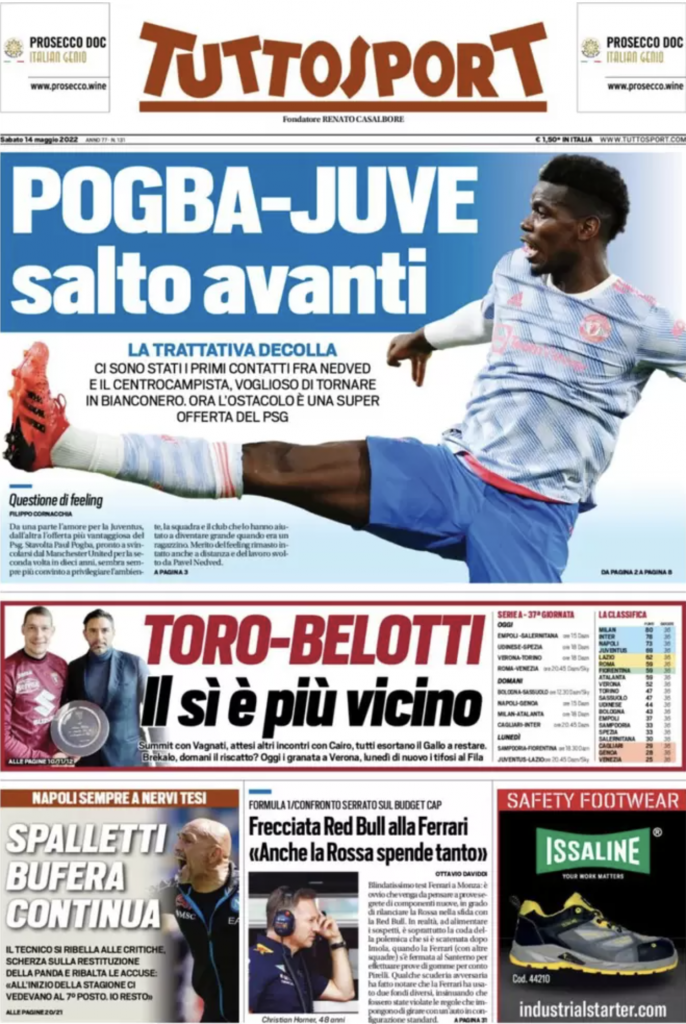 prima pagina