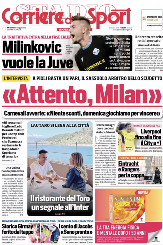 prima pagina