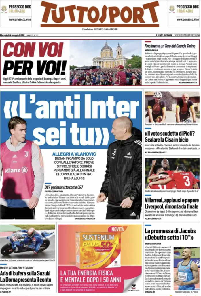 prima pagina
