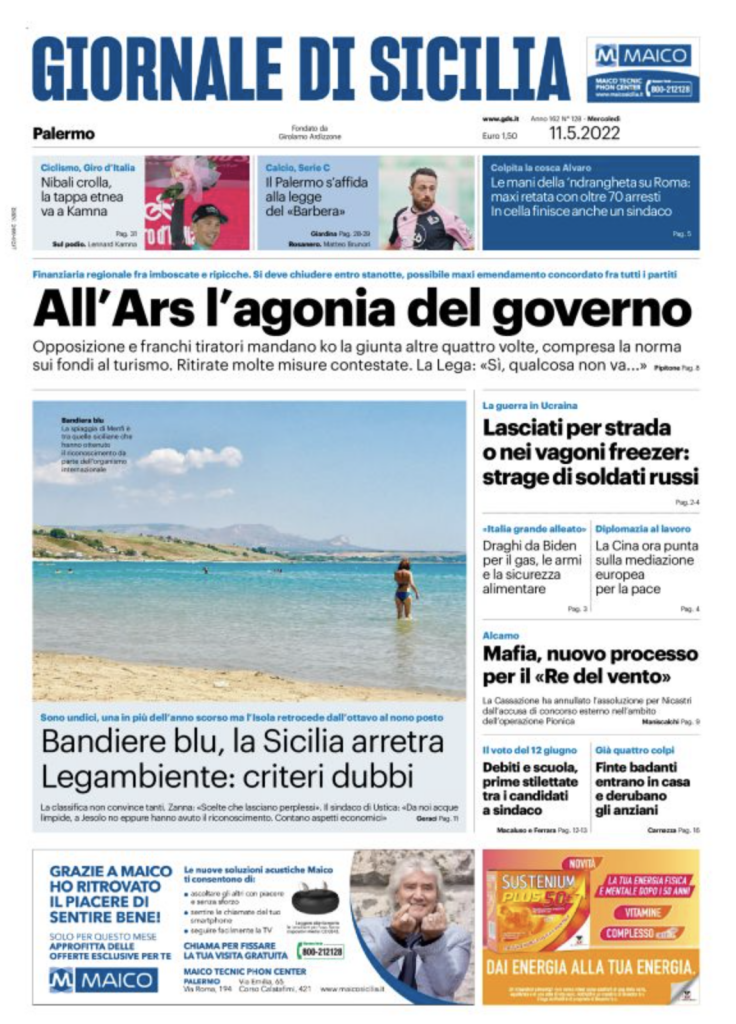 prima pagina