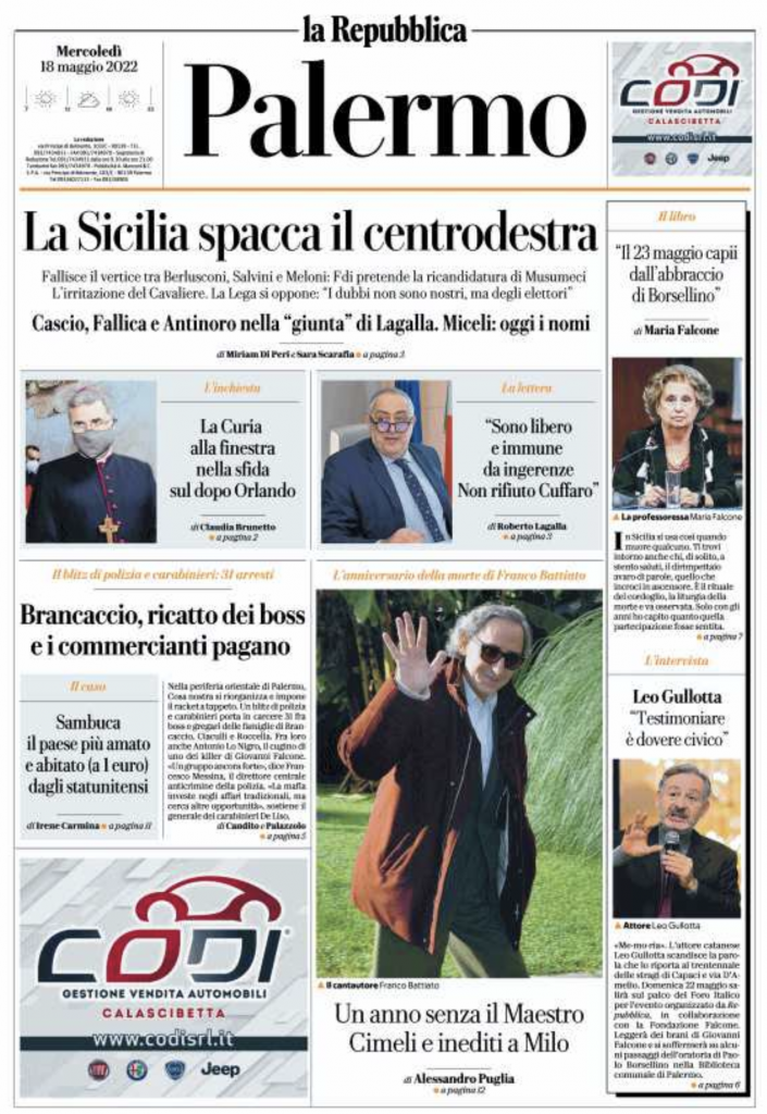 prima pagina