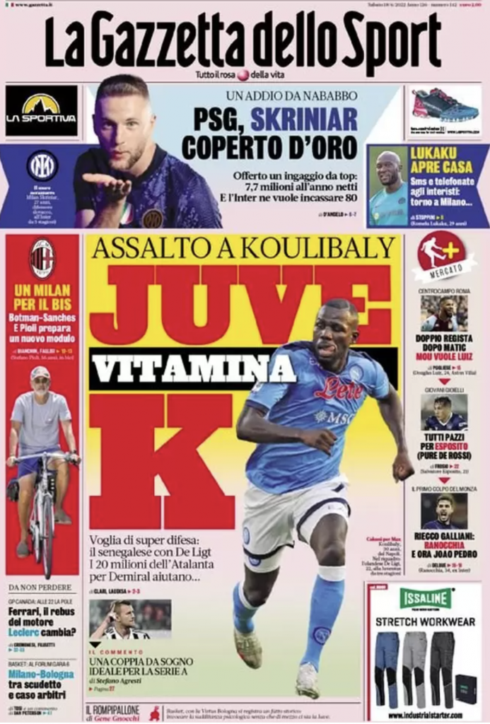 prima pagina
