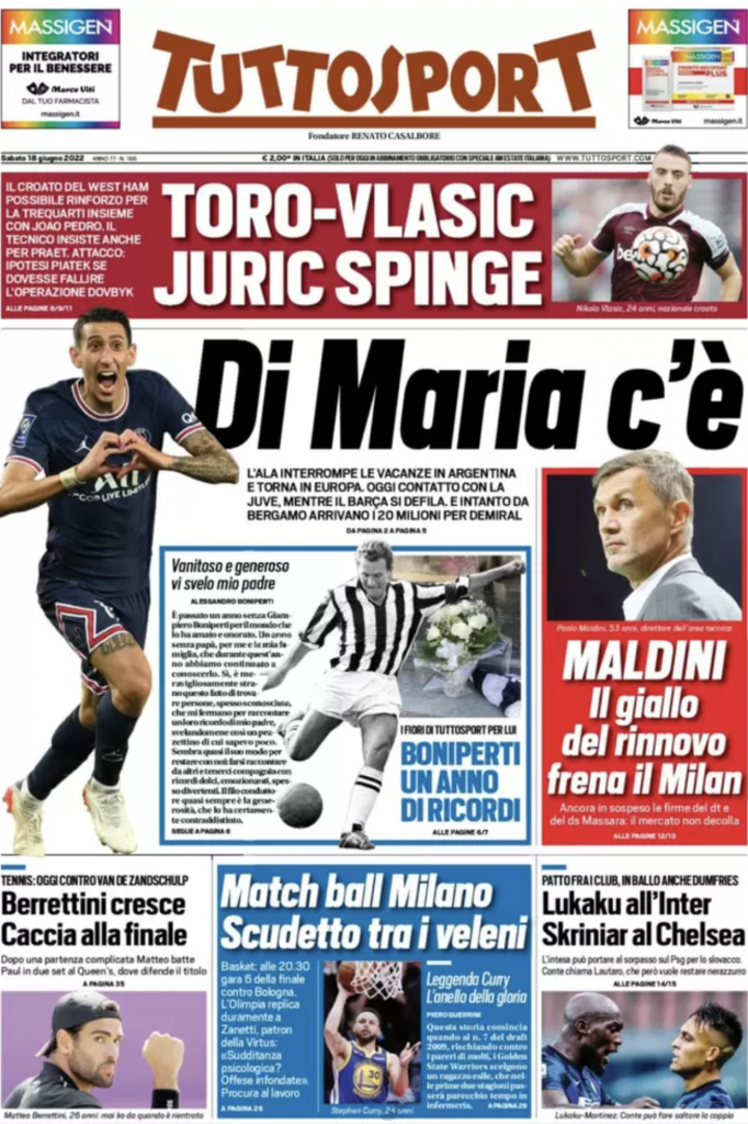prima pagina