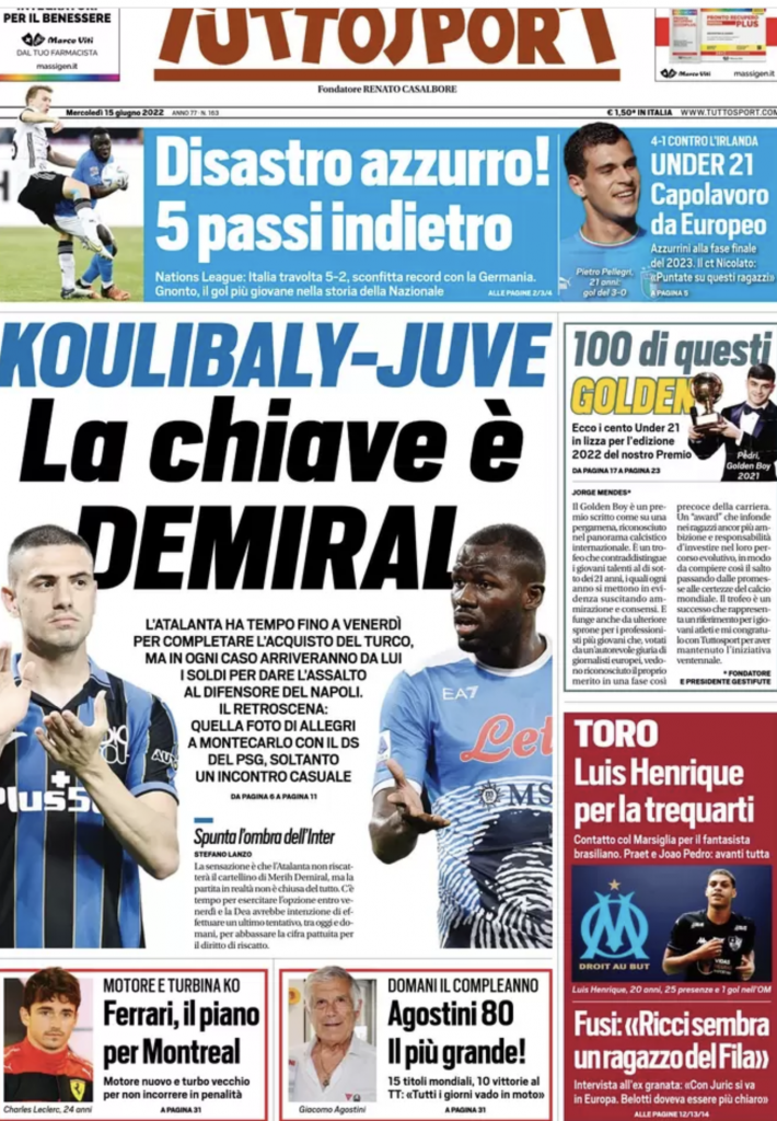 prima pagina