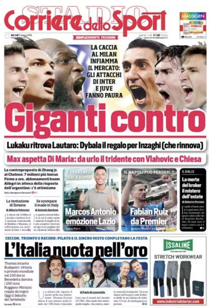 prima pagina