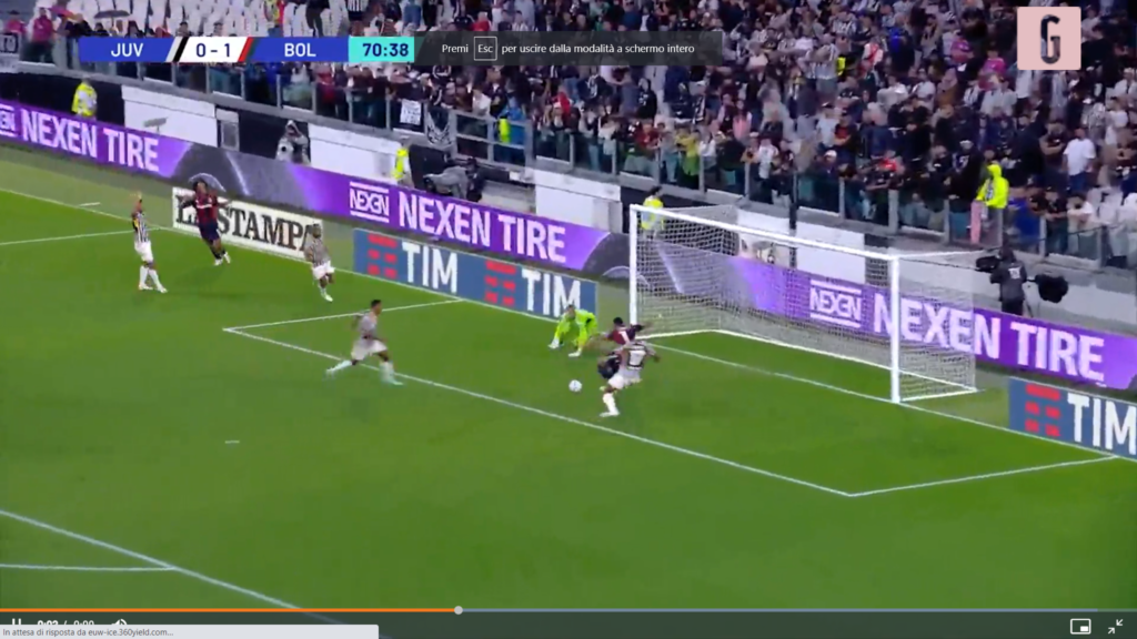 juventus bologna rigore