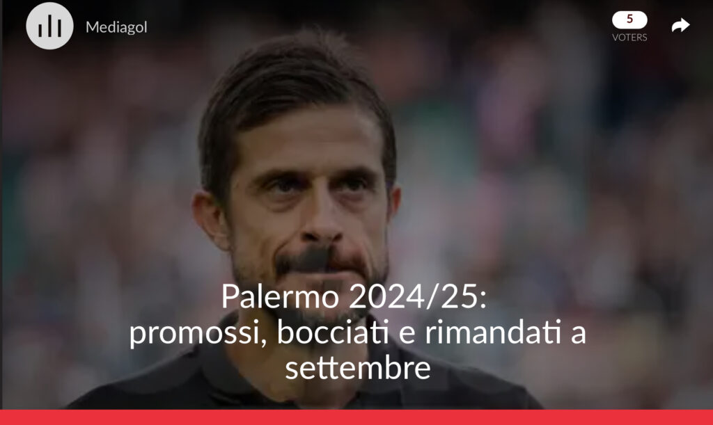 Sondaggio promossi e bocciati
