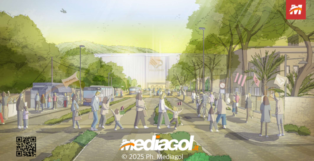 Progetto nuovo stadio Palermo FOTO